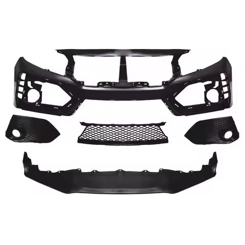 Car Accessories 10thgen civic Front Bumper Type-R for honda civic Body Kit 2016-2020 ABS Car Bumper Lower Grille