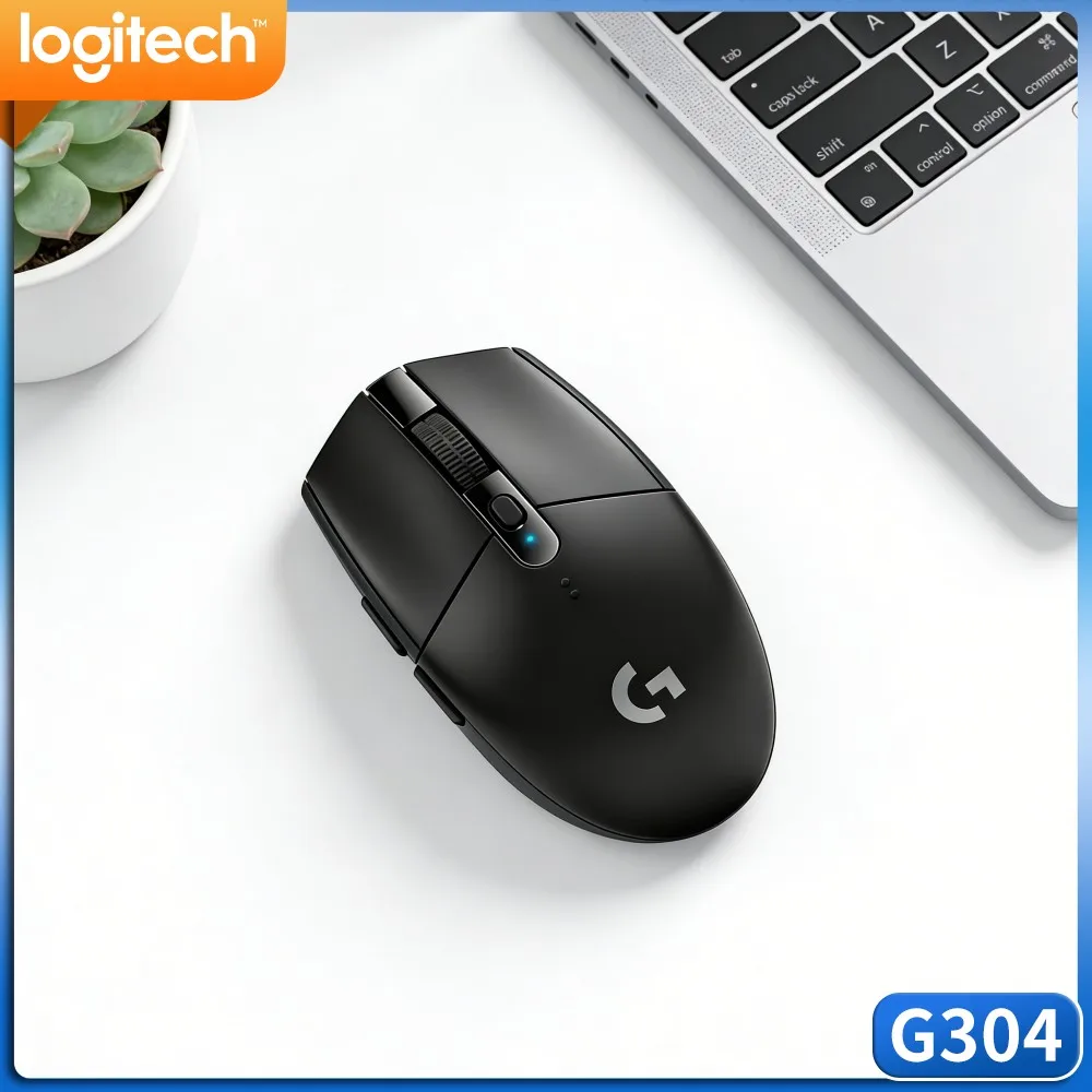 Logitech G304 LIGHTSPEED Wireless Gaming Mouse High Response Hardware For Beginner Player Remote Employee Home Desktop
