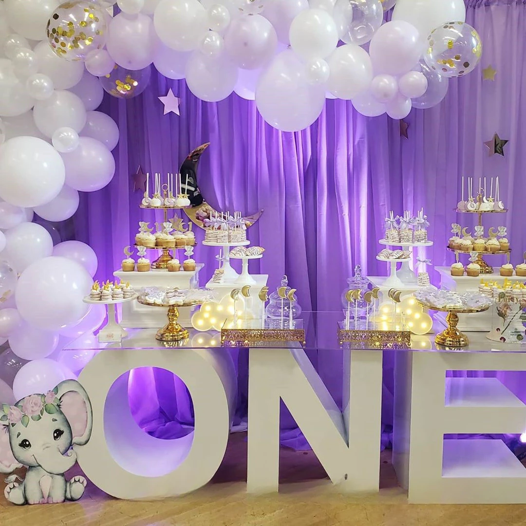 baby shower cake table ONE letter table dining tables for birthday party decorations / supplies