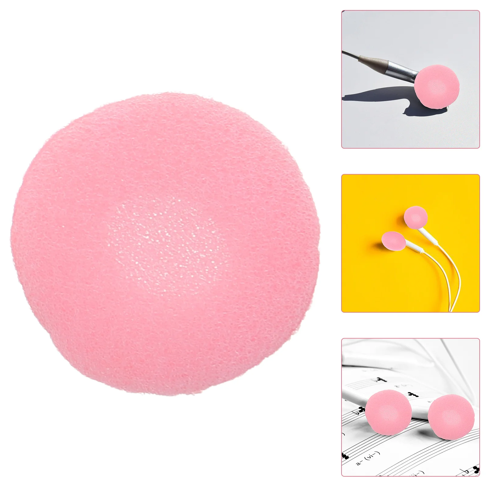 

50Pcs Thick Small Headphone Sponge Covers Earbud Replacement Sponges Noise Material Stylish Appearance