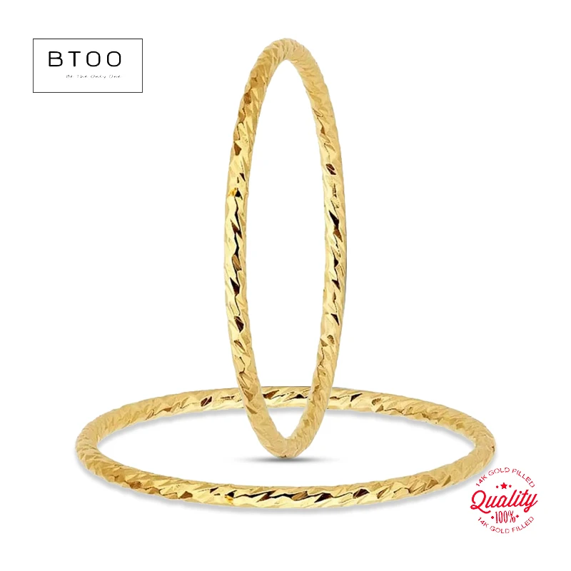 

14K Gold Filled Sparkle Stacking Ring Boho Gold Jewelry Minimalist Knuckle Ring Anillos Mujer Gold Accessories Rings for Women