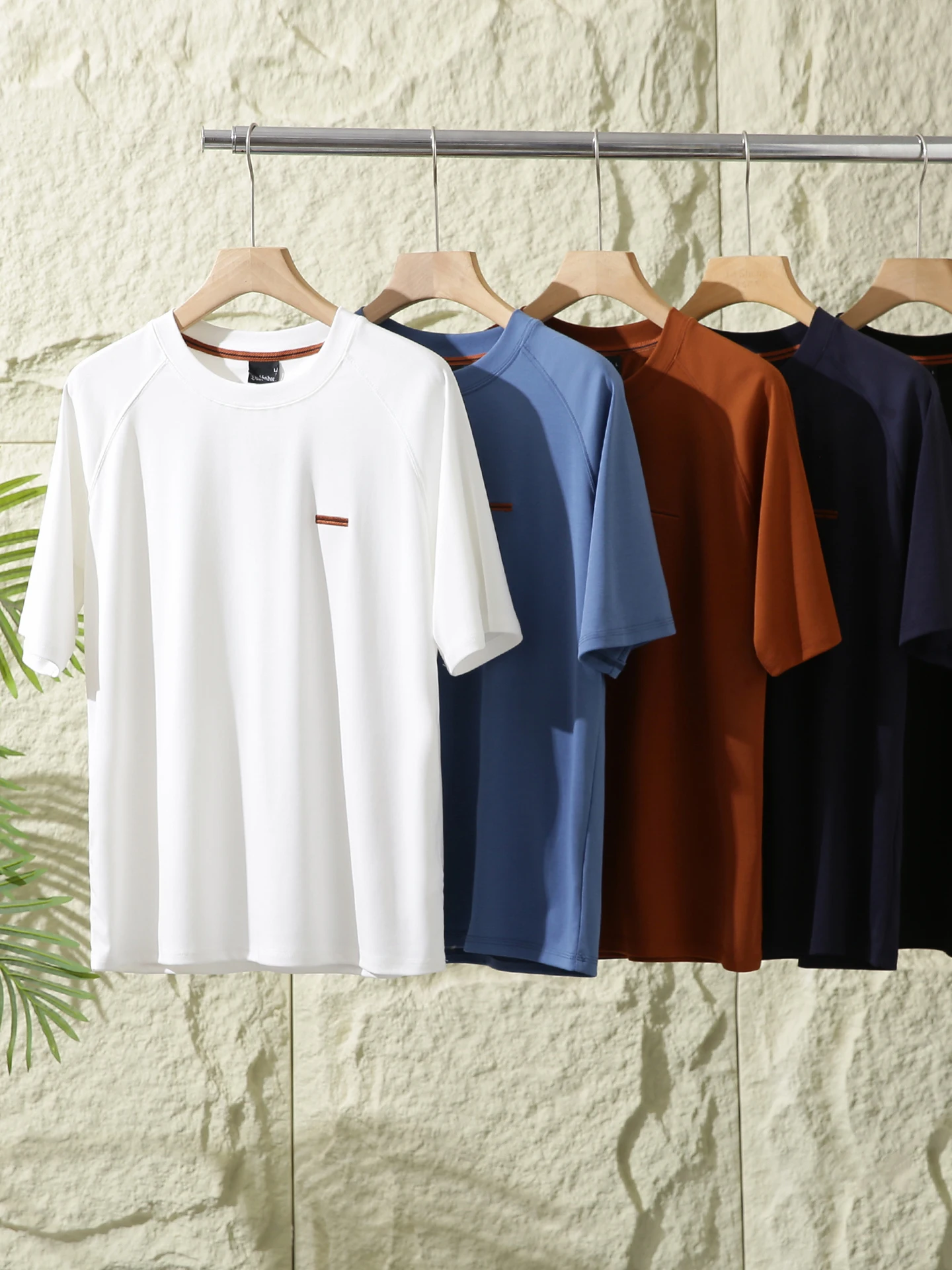 

Итальянская роскошная легкая летняя повседневная одежда из аммиачного шелка, кожи и хлопка с круглым вырезом и короткими рукавами