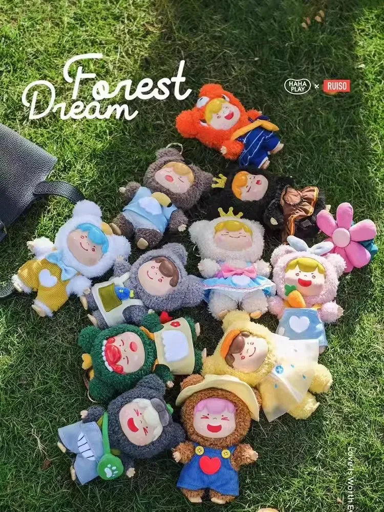 Spot Woow First Generation Vinyl Plush-Forest Dream Series Blind Box Cute Doll Surprise Gift Blind Bag Guess Package Hand Figure