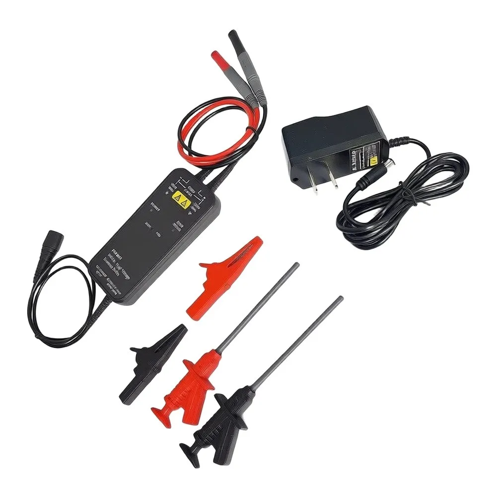 HT8050 HT8100 High Voltage Differential Probe 50MHz 100MHz Isolated Oscilloscope Probe For Power Supply Motor Drive Testing Tool