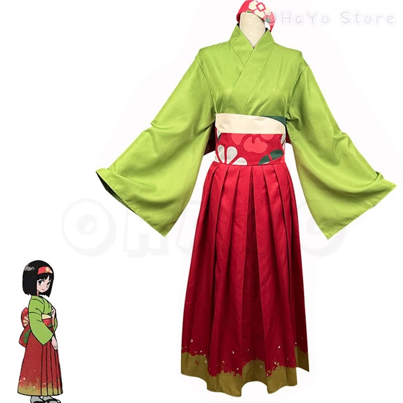 Erika Cosplay Anime Cosplay Costume Uniform Cosplay Performance Dress Kimono Daily Outfit Halloween Party Woman Cosplay Set