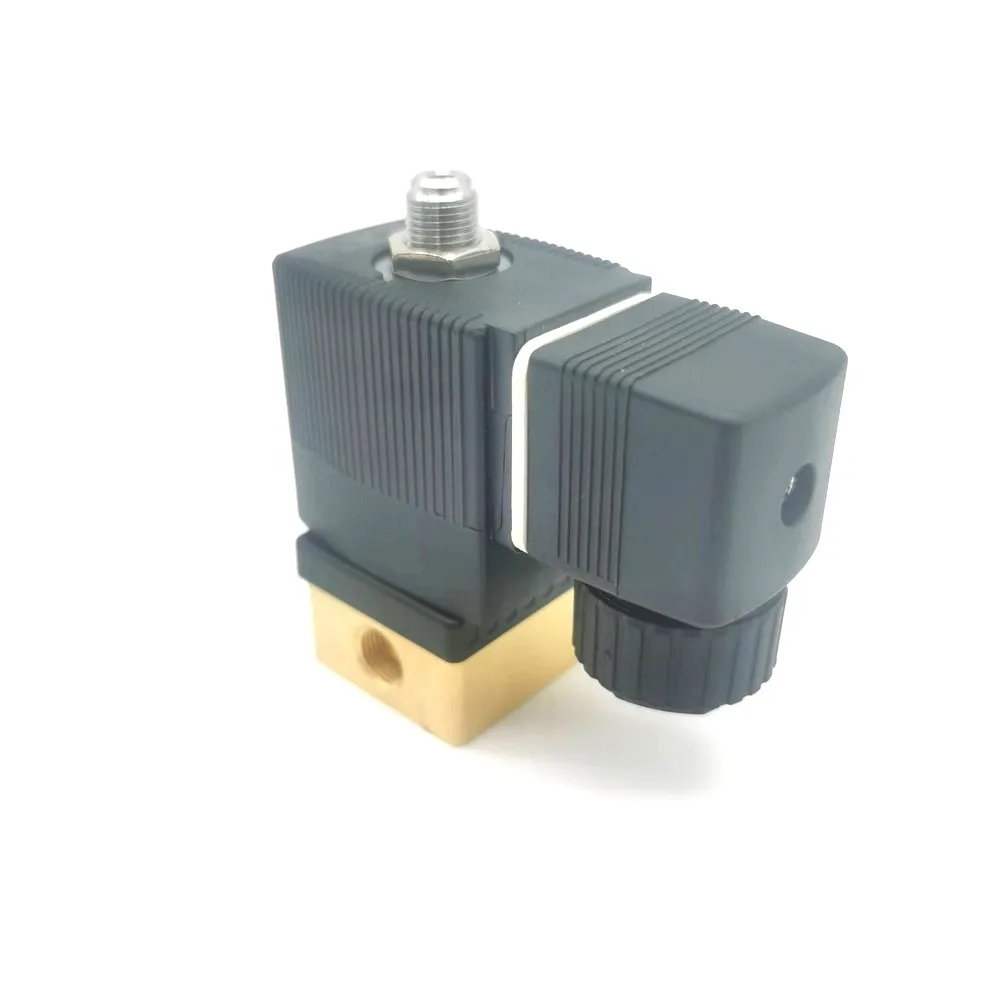 92502026 6013A 3.0 FKM Burkert Solenoid Valve 24VDC G1/4 Brass Body