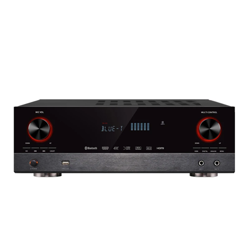 Professional High-power 5.1 Amplifier For Home Bluetooth 4K HD With Dolby DTS Amplifier