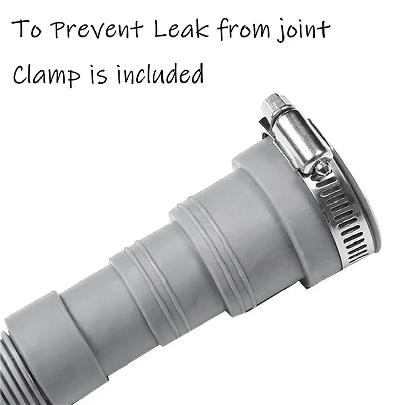 2X Drain Hose Extension Set Washing Machine Hose 13Ft, Include Bracket Hose Connector And Drain Hoses Hose Clamps