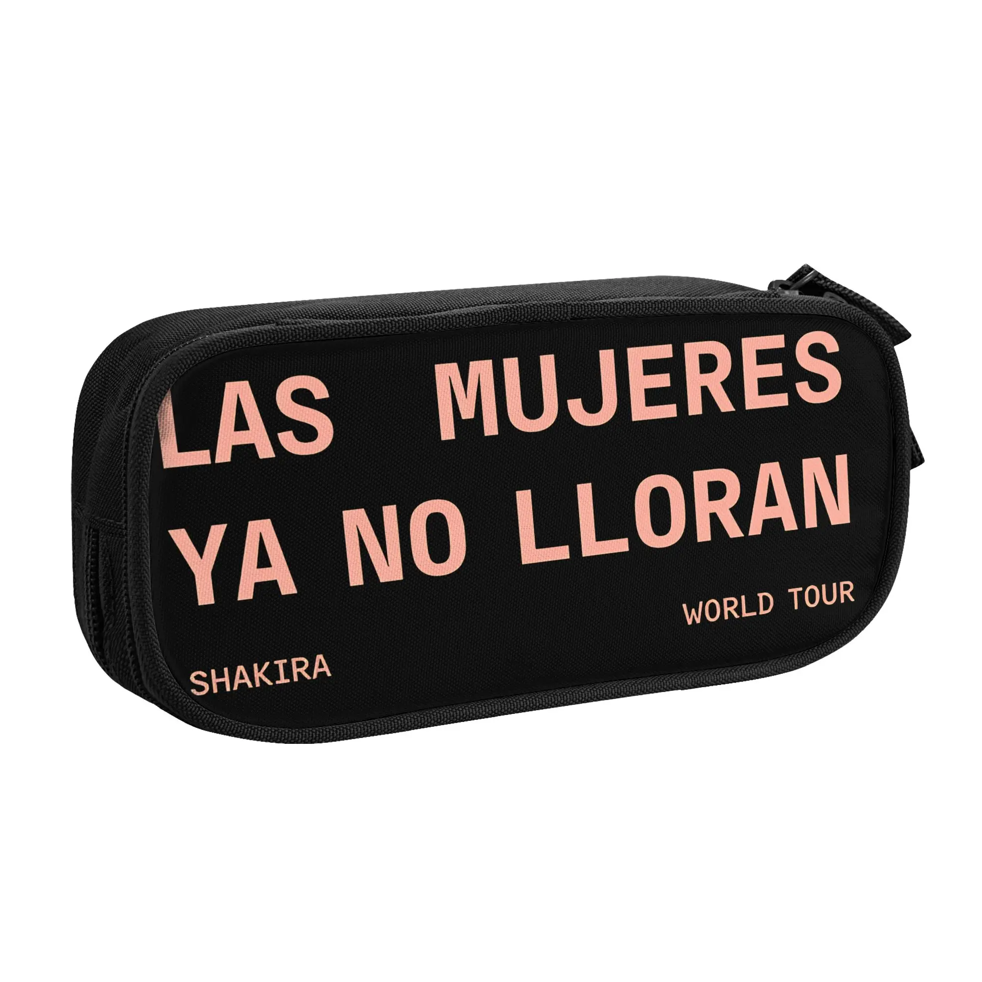 

Shakira Albums LAS MUJERES ya no lloran Pencil Cases New Pen Bag for Student Big Capacity Students School Gift Pencilcases
