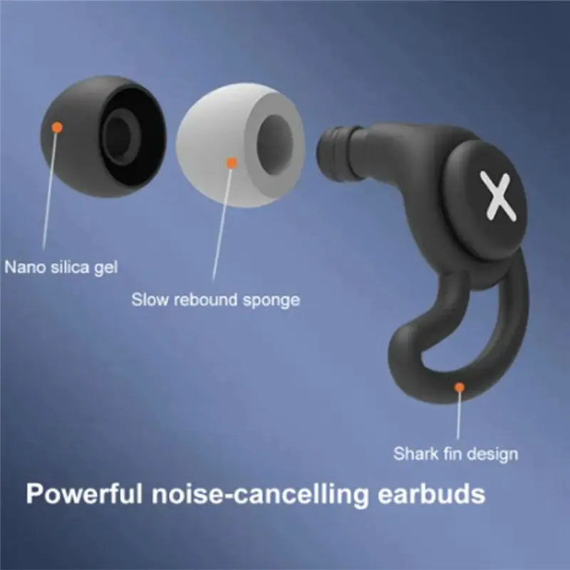 AAAE Anti Noise Silicone Earplugs Waterproof Swimming Ear Plugs for Sleeping Diving Surf Soft Comfort Ear Protector