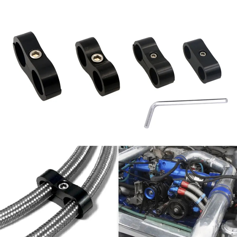 Car Modification Automotive Clamp Aluminium Alloy Oil Clamp Fuel Filter As Shown In The Figure Non-Deformation Design