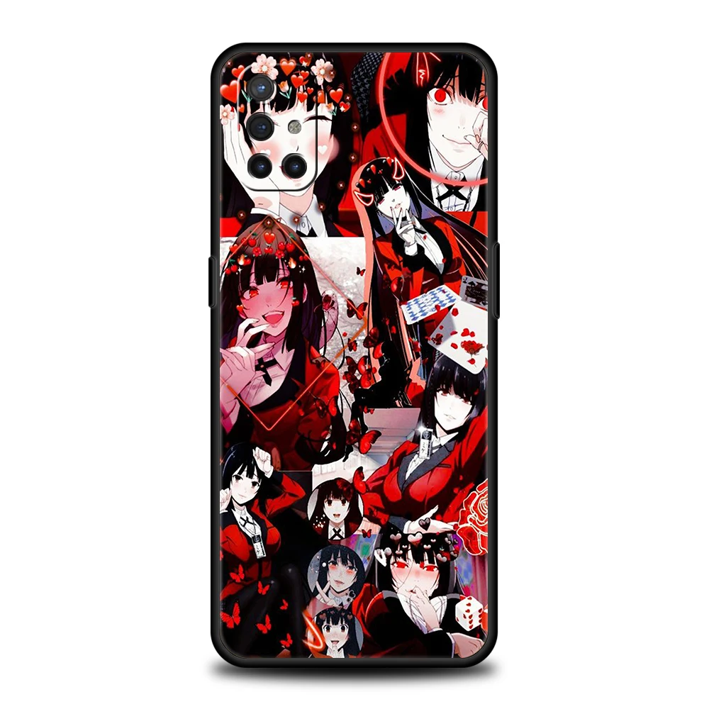 Kakegurui Jabami Yumeko Silicone Case For Oneplus 10 Nord N100 N200 N10 2 CE Z 7 8 9 9RT 9R 7T 8T Pro 5G Luxury Shockproof Shell