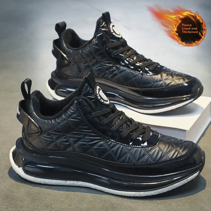 

Утолщенные кроссовки XueXi с пуховым наполнителем, унисекс, износостойкие, амортизирующие, спортивная обувь для мужчин и женщин