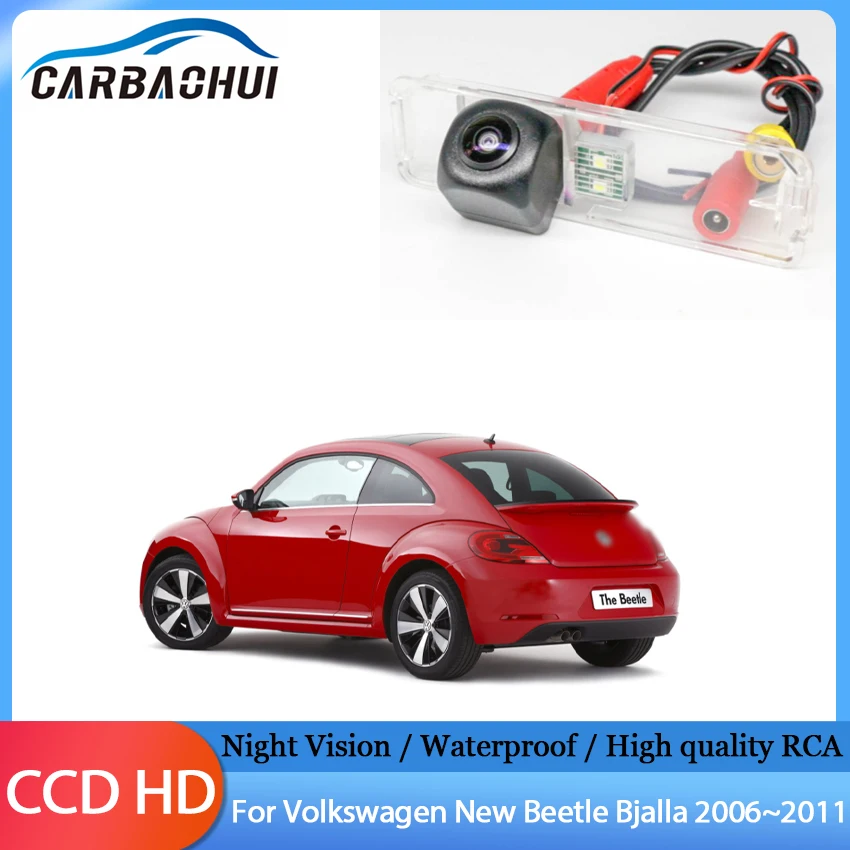 170 Degree HD CCD Car RearView Reverse Camera Back up Rear view Parking Camera For Volkswagen New Beetle Bjalla 2006~2011