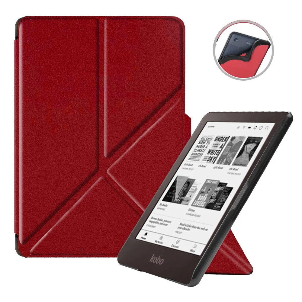 Kobo Clara BW N365 Soft TPU Shell Case Premium Lightweight With Auto Sleep/Wake for Protective Stand Cover