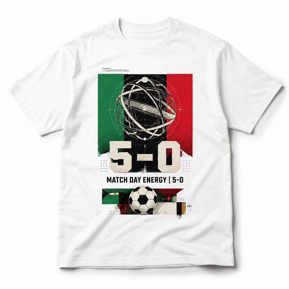 Football T Shirt National Flag Match Day Soccer Cotton Tee Couple Outfit Football Inspired Breathable Streetwear Short Sleeve