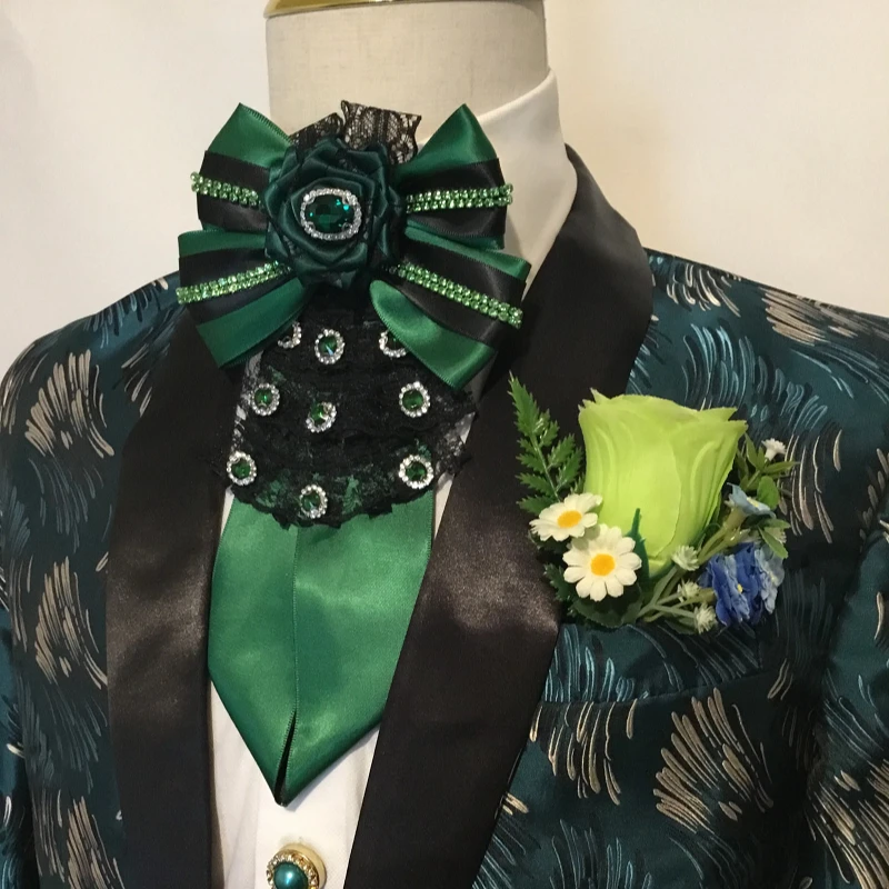 original-design-men's-tie-handmade-jewelry-high-end-french-english-business-banquet-suit-shirt-collar-accessories-gothic-tie