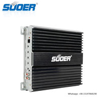 Suoer CB-1200D-C 3600W Class D Car Amplifier with Crossovers 3600W Car Amplifier for Subwoofer Korea-made