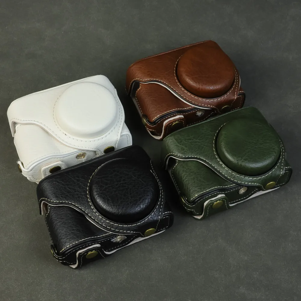 

PU Base Bag Half Case Kit Protector for Panasonic LUMIX ZS99 TZ99 Camera