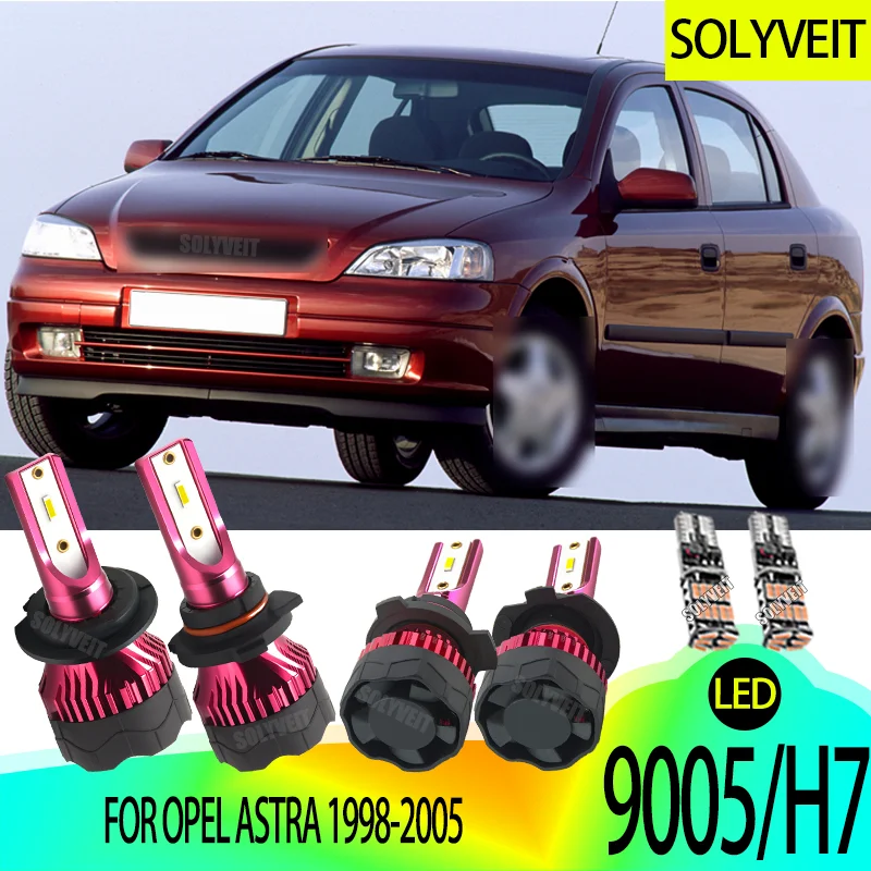 

2/4pcs LED 9005/HB3 477/499 High Low Beam 12v with T10 Bulb for Gift For Opel Astra 1998 1999 2000 2001 2002 2003 2004 2005