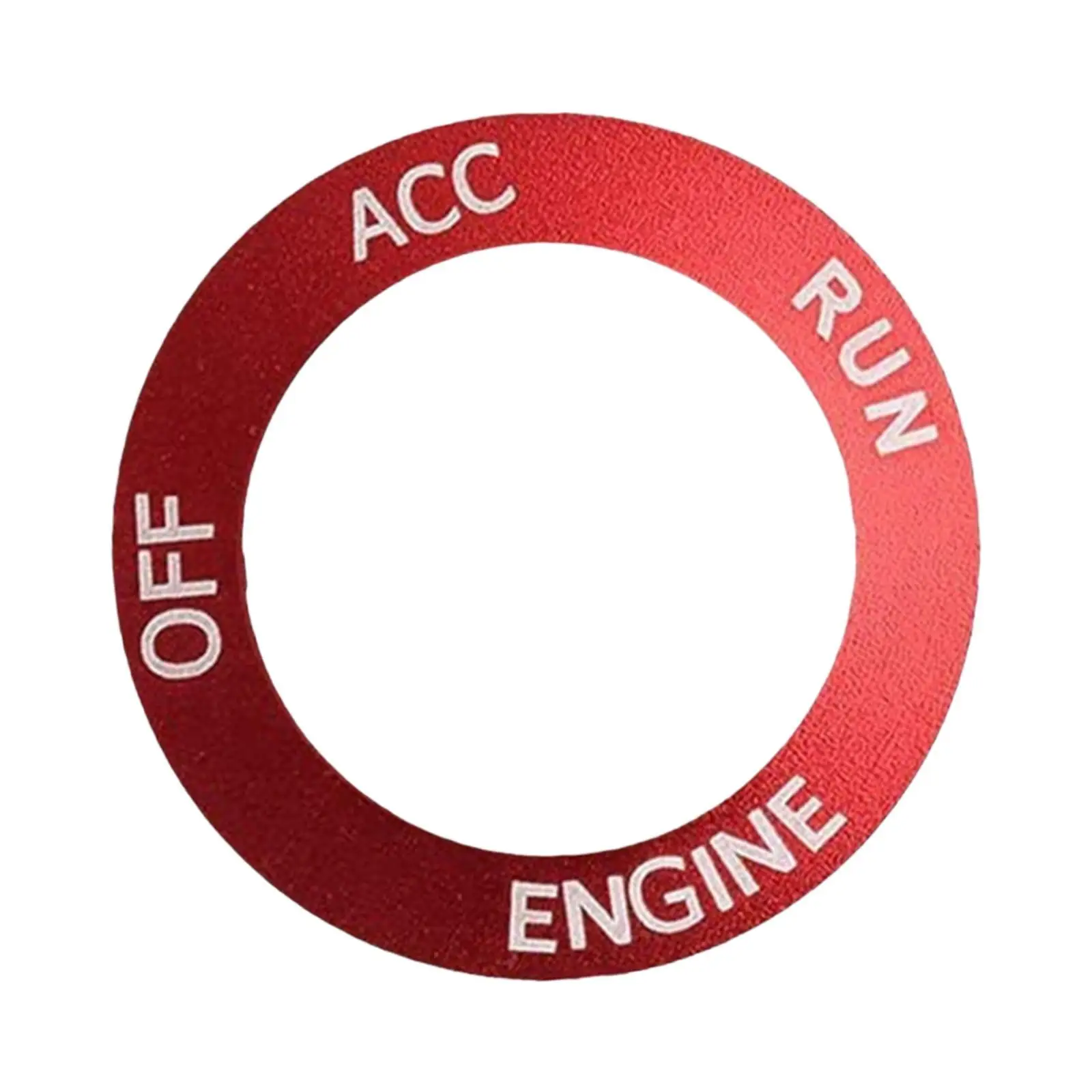 Engine Ignition Button Cover Decal Interior Trim Sticker High Performance