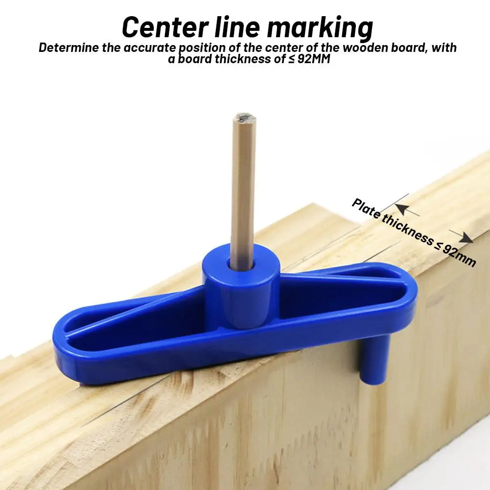 Centerline Gauge Locator Scribe Center Line Gauge Woodworking Tools Marking Wooden Mark Marker Locator Scribe DIY Auxiliary Tool