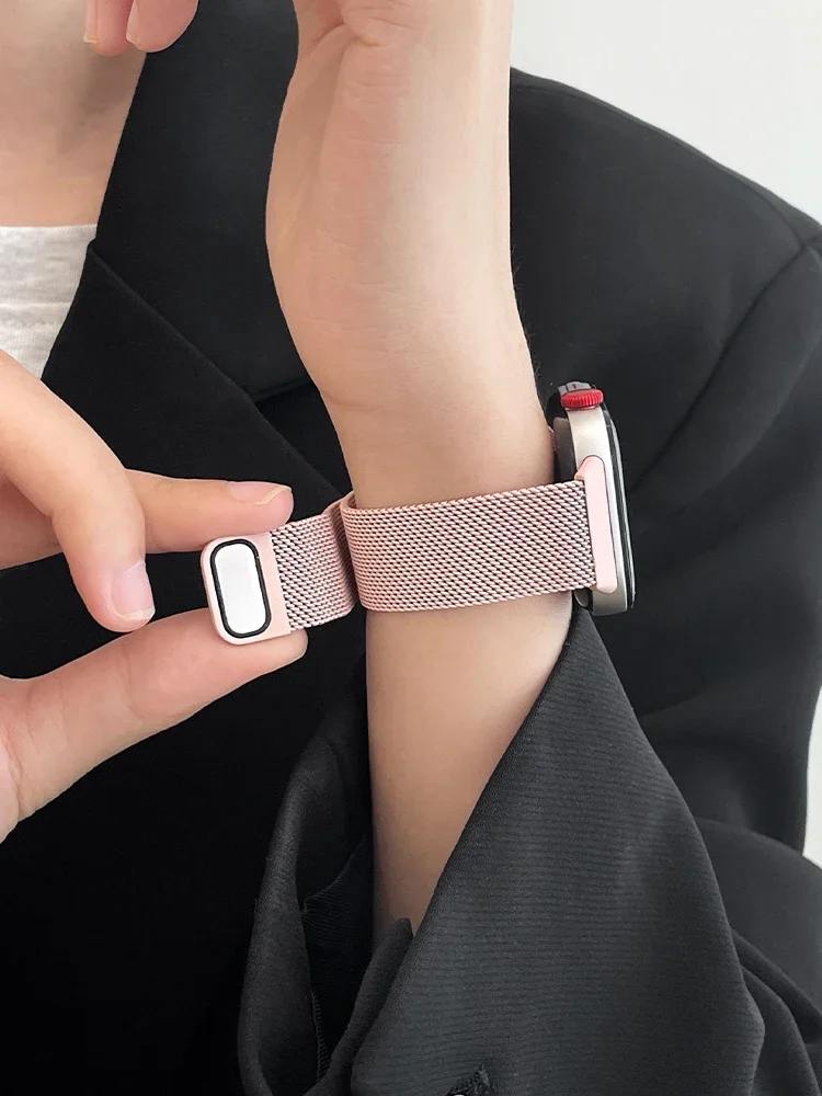 حزام حلقة ميلانو لساعة هواوي FIT 4 pro-Fit 4 حزام مغناطيسي من الفولاذ المقاوم للصدأ لملحقات أشرطة Huawei Fit 3 Fit4 #3