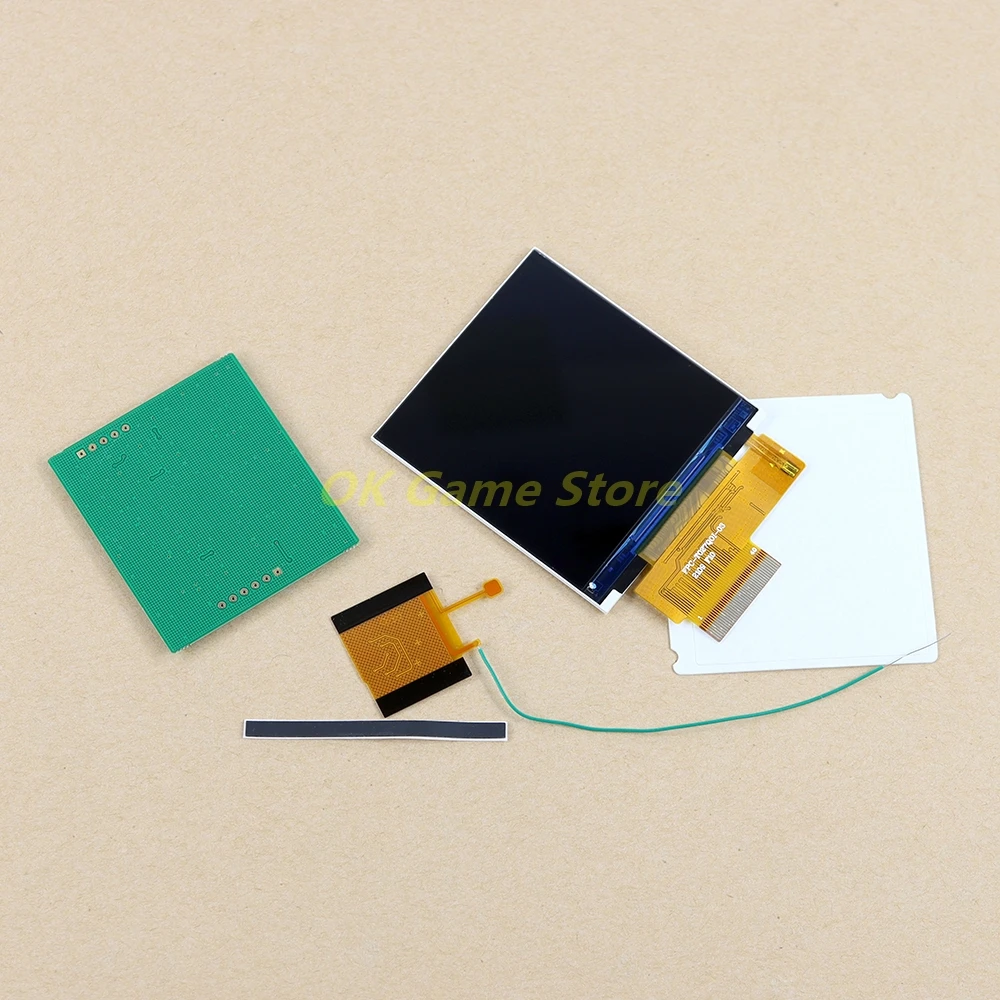 Kit de tela LCD retroiluminada para GameBoy, Gameboy Pocket, Gameboy, Tela de modificação, destaque, 2.6in, 1 conjunto