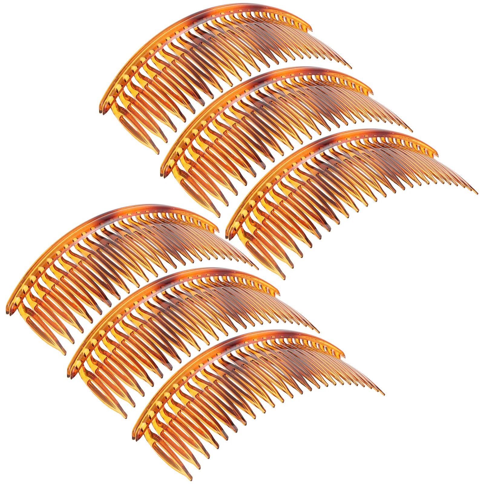 

6Pcs Exquisite Hair Side Combs Fine Teeth Styling Tool for Women Long Lasting Use on Curly Straight Hair Side Combs