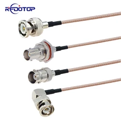 1Pcs RG-316 BNC Male Plug to BNC Male/Female Connector HD-SDI RG316 Cable RF Coaxial Coax Antenna Pigtail Jumper 50 Ohm Adapter