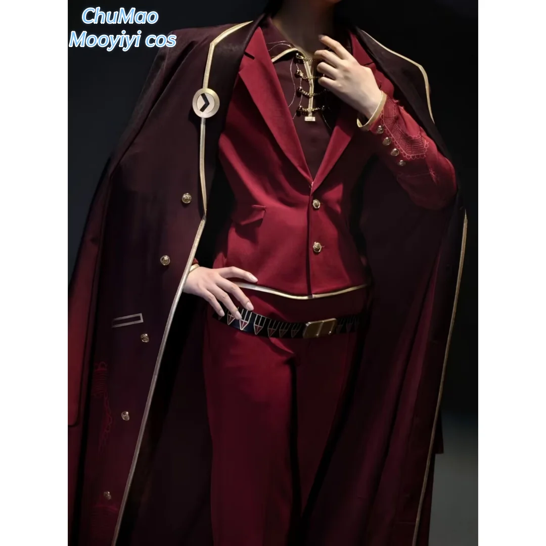 

Newly Game Limbus Lei Heng Cosplay Costume Halloween Christmas Role Playing Comic S-XL Mooyiyi Cos New 2026 Red Outfit