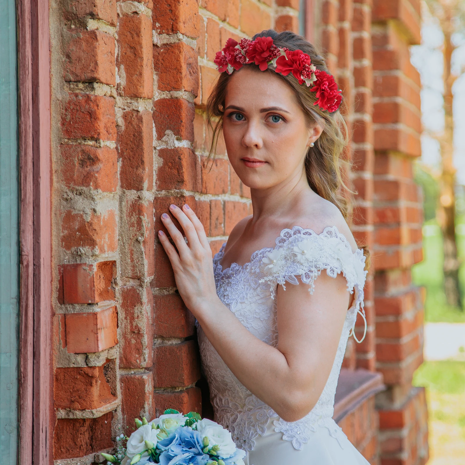 

Flower Headwear Bride Headdress Wedding Headpiece Hair Accessories Girls Lightweight Comfortable Party Photoprop