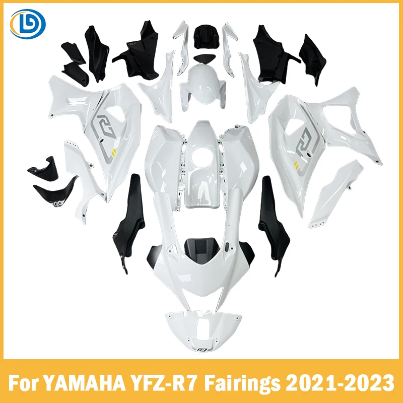 

НОВЫЙ полный комплект обтекателей для мотоцикла ABS, подходит для YAMAHA YFZ-R7 2021 2022 2023 YZF R7 2021 2022 2023 YZF-R7, комплекты обтекателей кузова