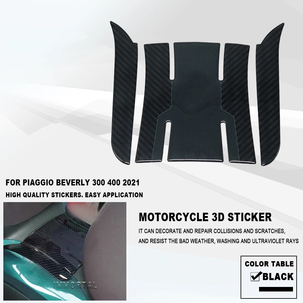 

3D resin adhesive protective fuel tank cap sticker For piaggio beverly 300 400 Version S 2021