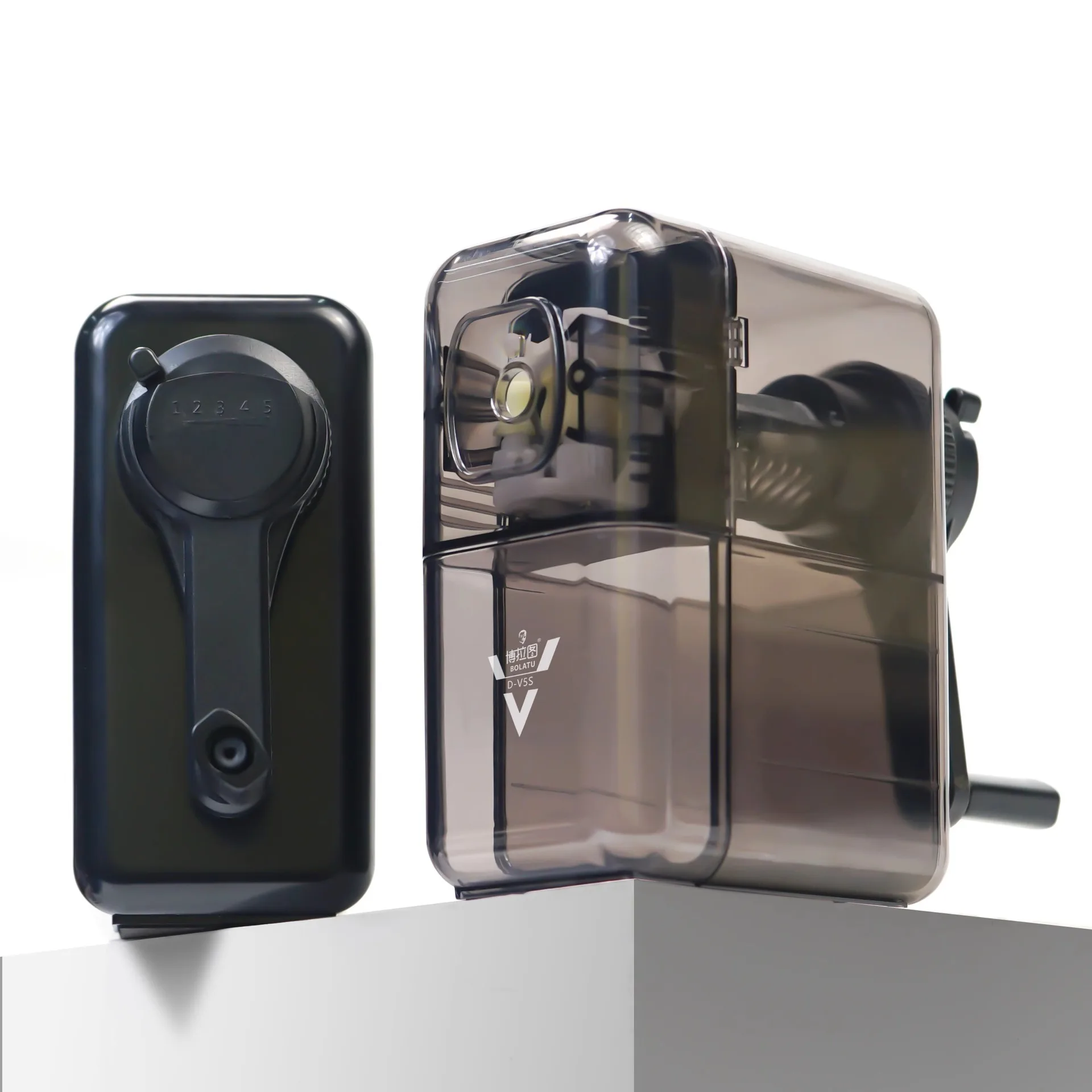 Adjustable Pencil Sharpener with Long Lasting Blade Hand Crank Table Sharpeners Machine for Graphite Pencil Artists Stationery