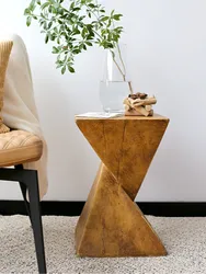 Styl skandynawski stolik krzesło proste geometryczne u rodziny goszczącej stylu industrialnym Sofa stolik kawowy Art Wabi-Sabi nowoczesny salon