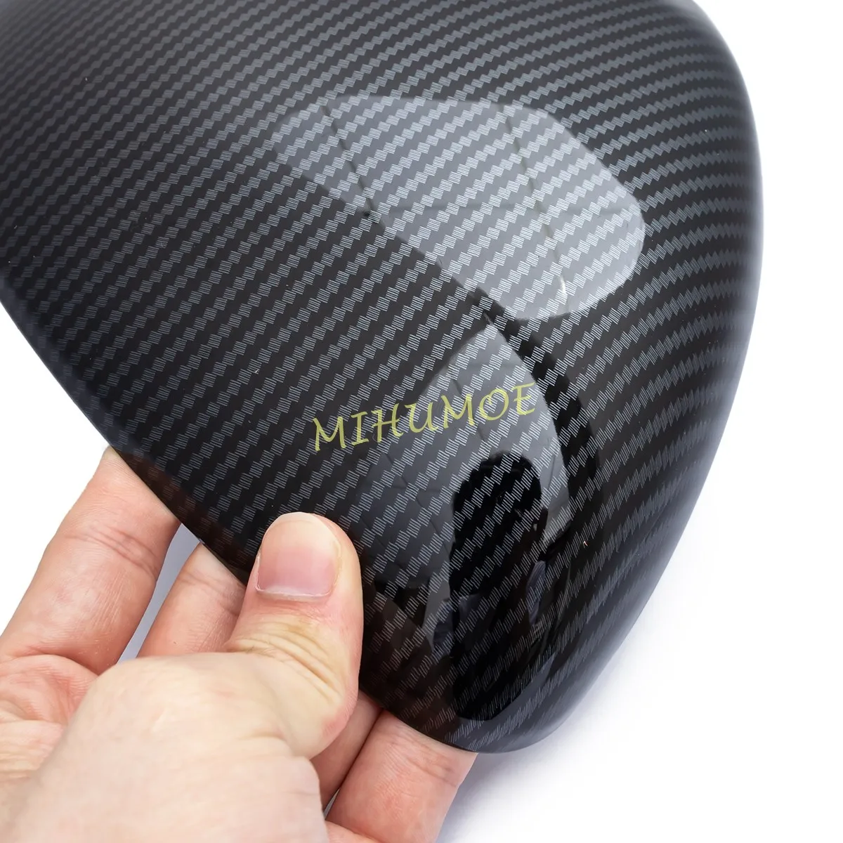 ألياف الكربون سيارة مرآة الرؤية الخلفية غطاء إطاري ملصق الكسوة لمرسيدس بنز C S الفئة C200 C300 W206 S500 S560 EQS580 2024 2025 #5