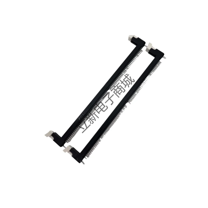 Desktop fourth generation memory slot DDR4 288PIN black body white ear vertical pin 1.2V dual ear buckle