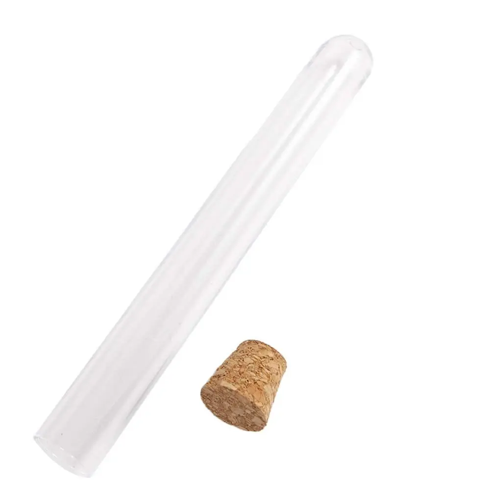Teaching Equipment Lab Supplies With Corks Caps Wedding Favor Gift Tube Storage Containers Laboratory Clear Plastic Test Tubes