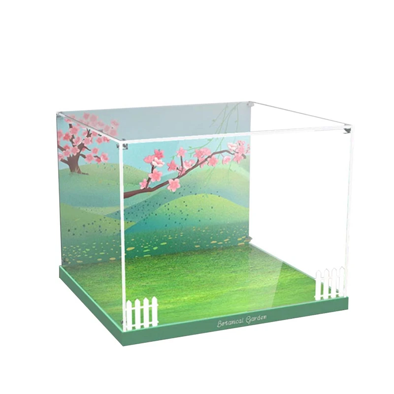 

Display Case for Lego Botanical Garden 41757, 3MM Acrylic Display Box for Lego 41757(No Model Set Included)