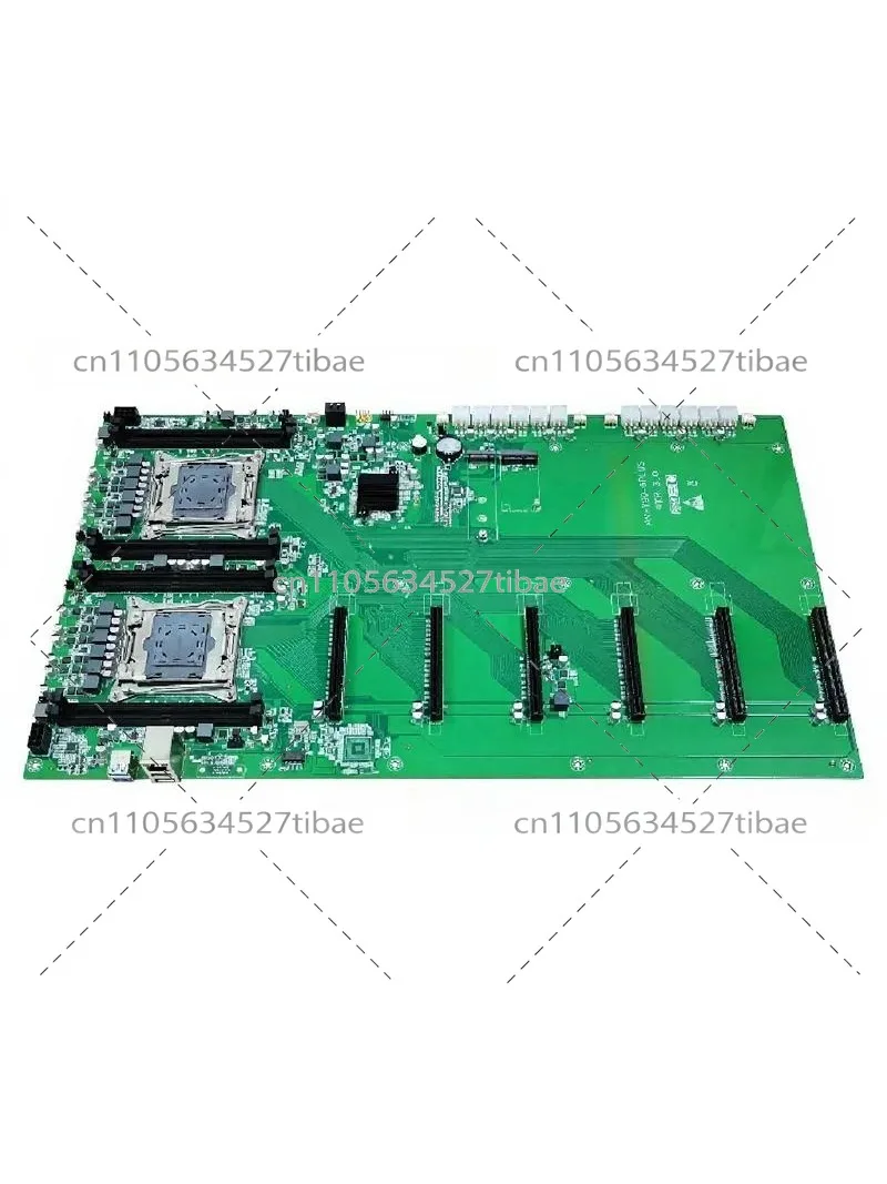 Dual-Socket LGA2011-3 Motherboard DDR4 ATX 6 PCIe Slots Wide Spacing for Workstation