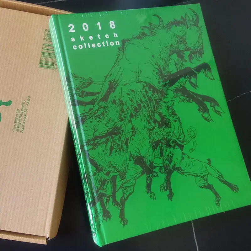 Korean Artist Kim Jung Gi Art Book Original Sketch Collection Manuscript Drawing Copybook Human Figure Perspective Complete Set