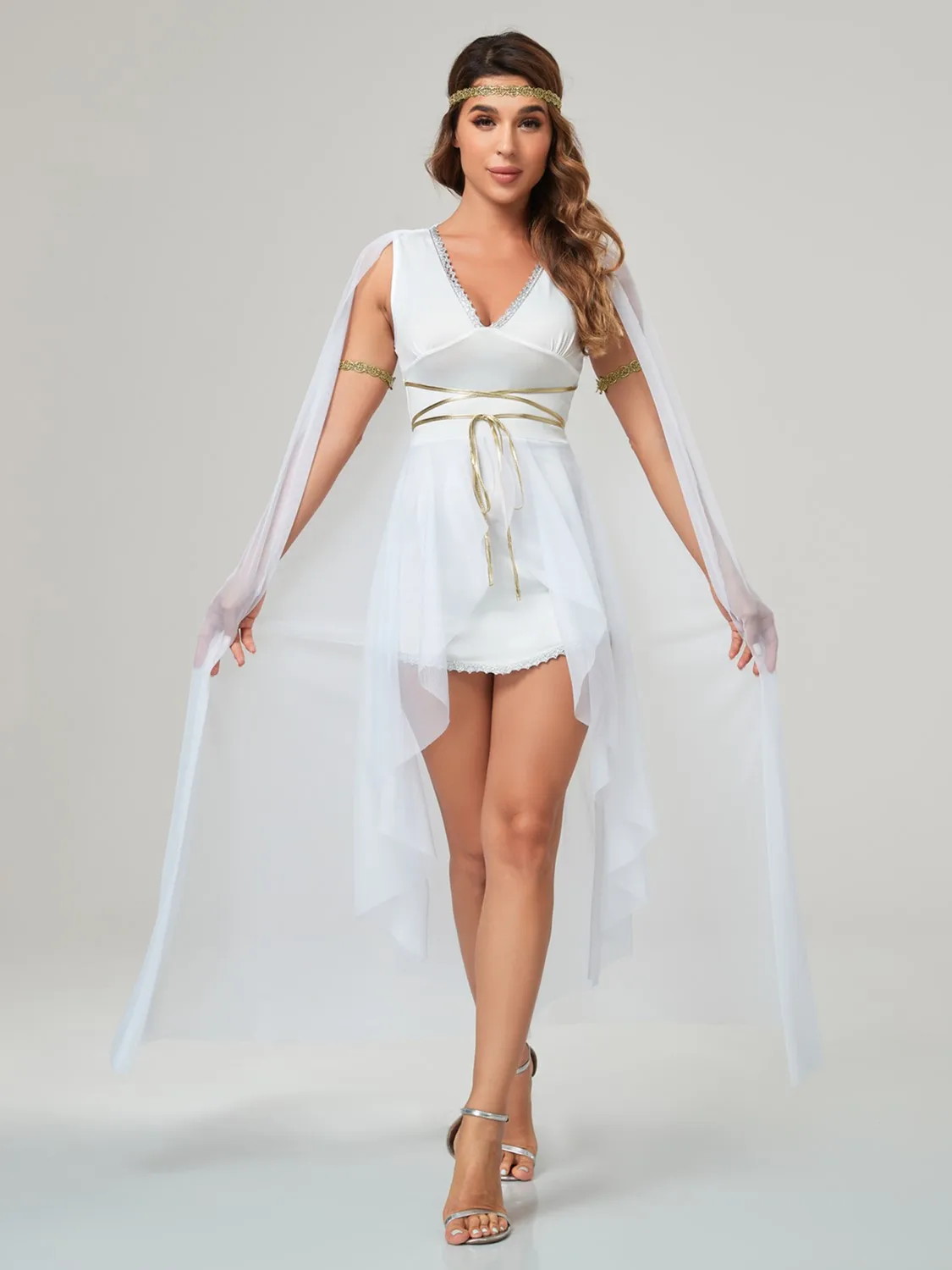 Halloween Sexy Ancient Greek Goddess Victoria Princess Cosplay Costume Purim Party Egypt Cleopatra Queen Fancy Dress