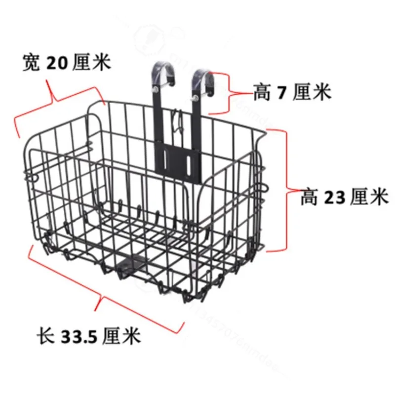 Thickened Foldable Bicycle Hanging Basket Front Rear Side Mount Storage Basket MTB Bike Carry Basket