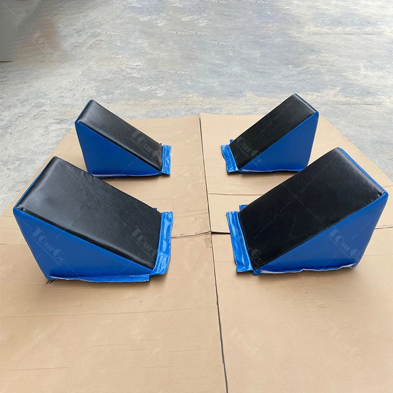 Amerykańskie stopnie gimnastyczne American Athletics G2N, skośne stopnie do ćwiczeń, tor przeszkód Ninja Warrior, zestaw do zabawy na miękkiej powierzchni, skośne czterostopniowe stopnie dla dzieci.