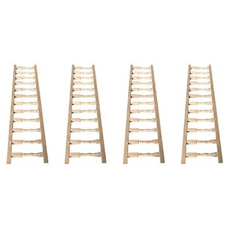 

Best-4X 1:12 Dollhouse Miniature Furniture Fence Handrail House Mini Fence Decoration Accessories