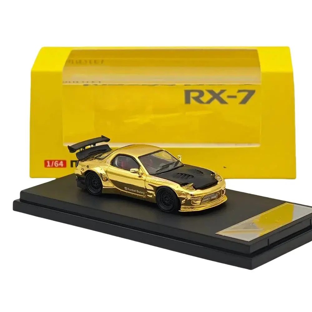 

Master 1/64 for RX-7/RX7 FD3S Hood and Headlights Can Open Diecast Models Toys Car Gifts Collection