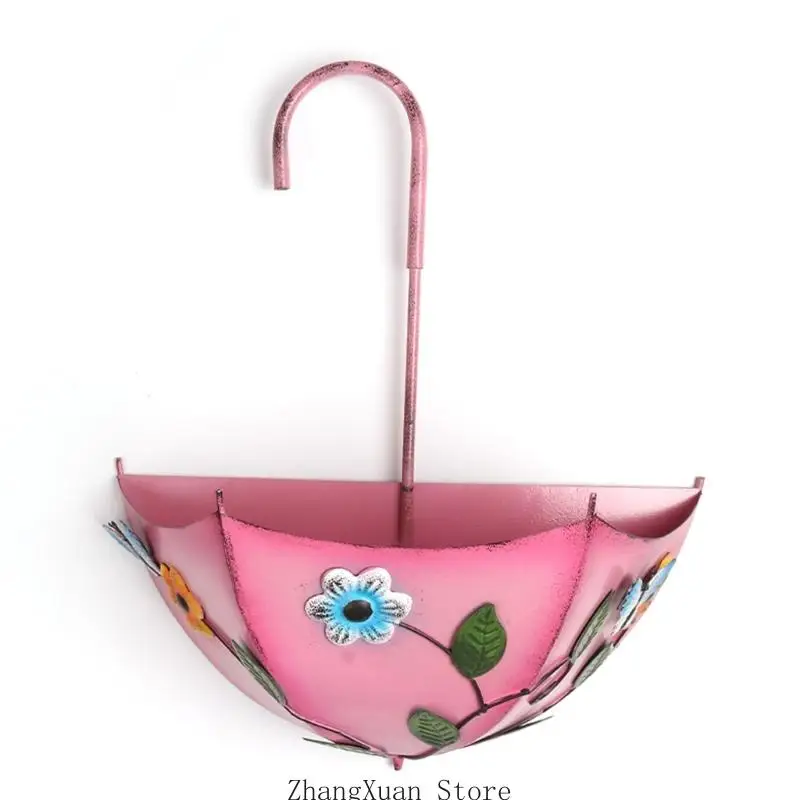 Wand-Topfhalter aus Metall für den Innenbereich, 3er-Set, vertikale Blumentopf-Präsentation für Balkon- und Eingangswände mit – Detail 5