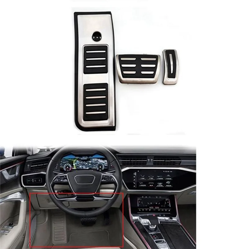 

Throttle Pedal Brake Pedal Foot Pedal Foraudi A6L C8 2019 2020 Rest Pedal Non-Slip Foot Pedal-A08Q