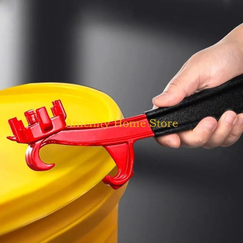 F26C 3 in 1 Bung Wrench 55 Gallon Tool for Steel Drum and Plastic Drum 10 15 20 30 55 Gallon Barrels Bung Wrench Lid Lifter